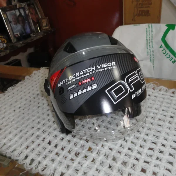 Casco Moto DFG Talla S Antirayaduras