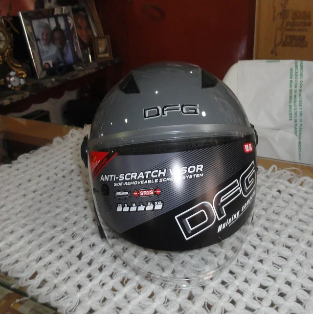 Casco Moto DFG Talla S Antirayaduras